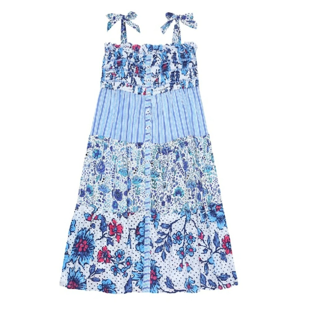 POUPETTE ST BARTH Girl's Long Printed Dress - Picture 2 of 13